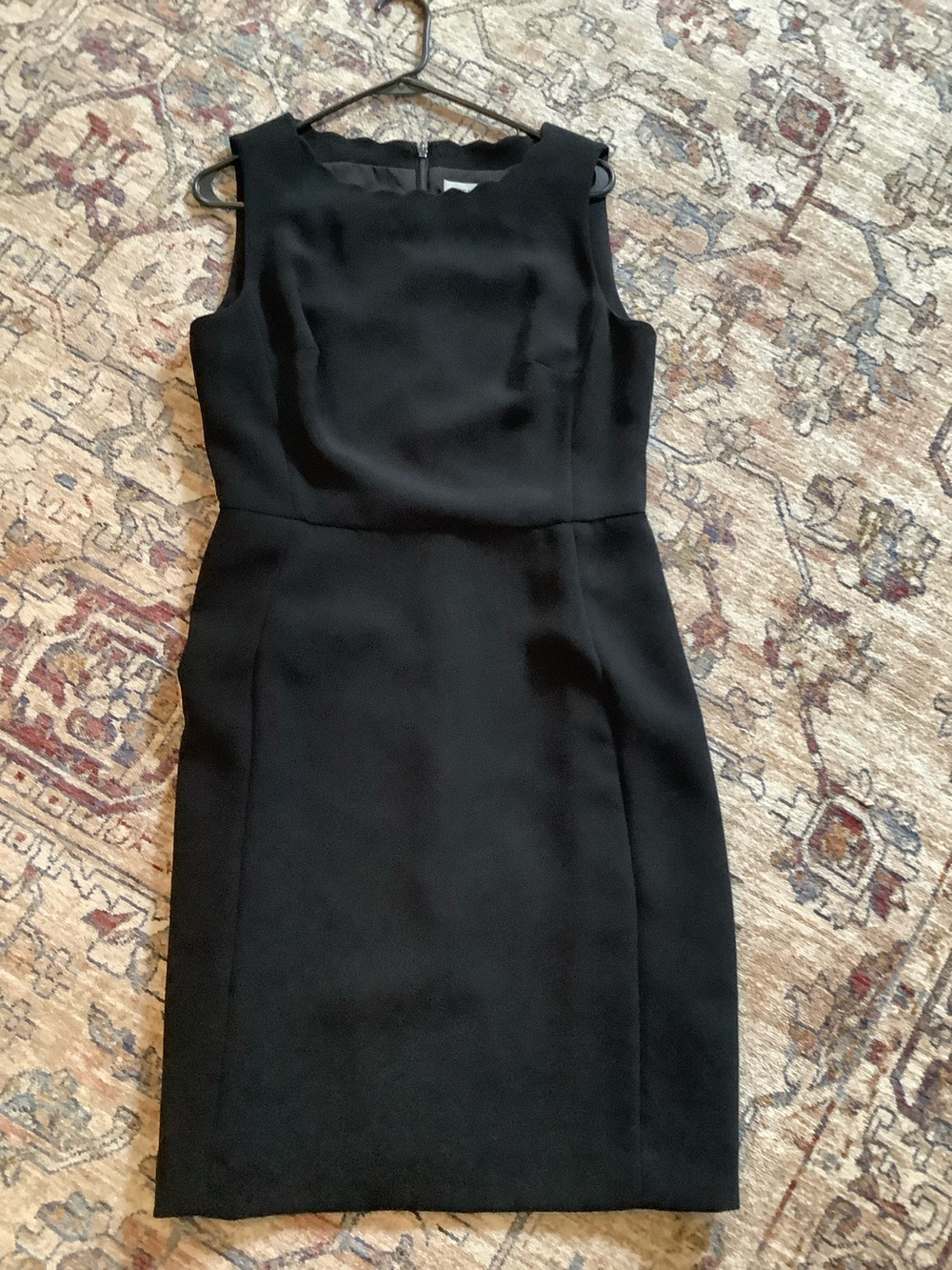 Elegant Black Sleeveless Midi Dress